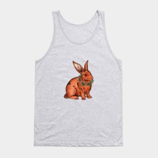 Flower bunny rabbit Tank Top